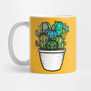 Succulent Family Illustration Mug